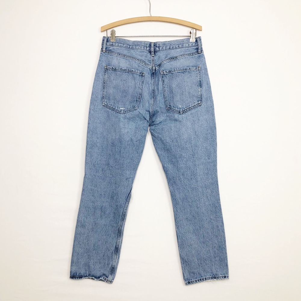 AGolde Riley Crop Distressed jeans - Picture 3 of 12